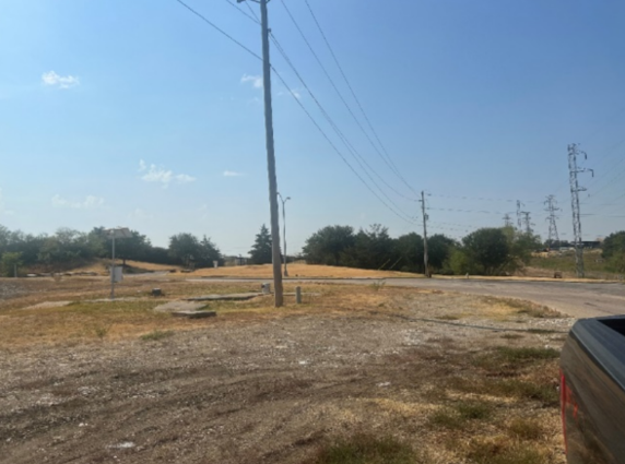 Field view along the proposed pipeline corridor